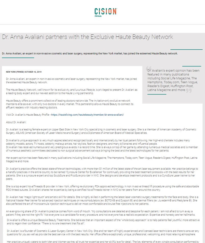 Dr. Avaliani Media Feature